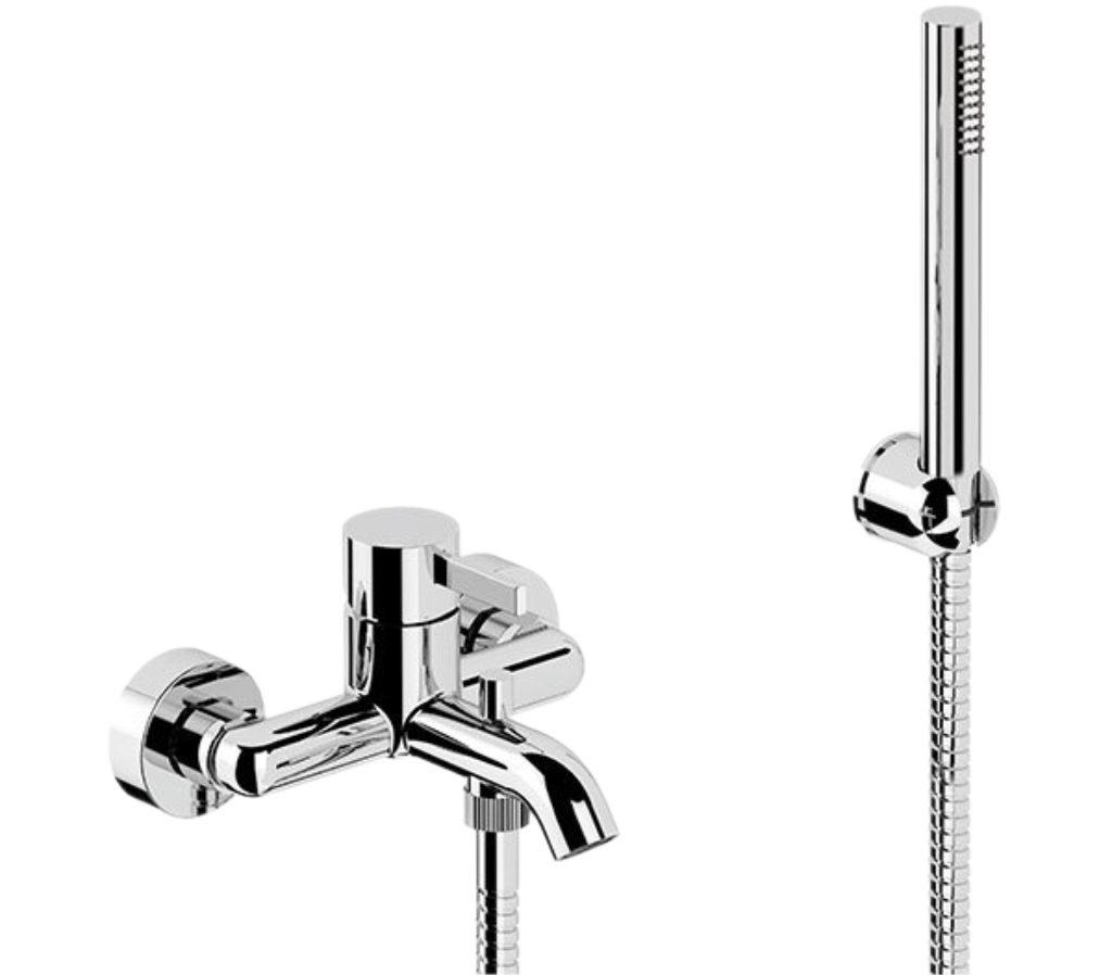 Смеситель для ванны с душем Remer Metrica MC027MD (хром)