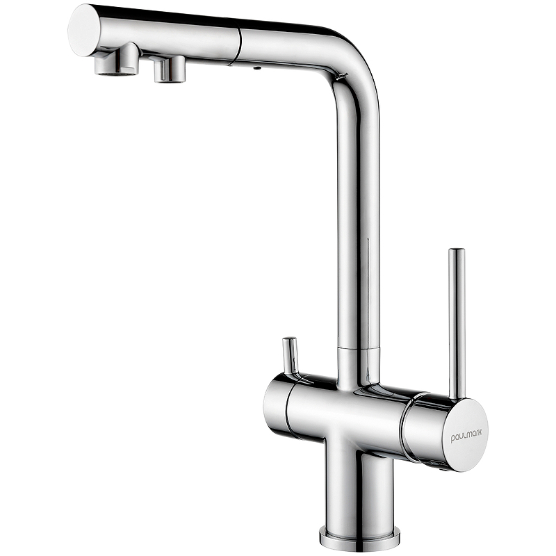 Смеситель для кухни Paulmark Serpentine Se213222-CR (хром)