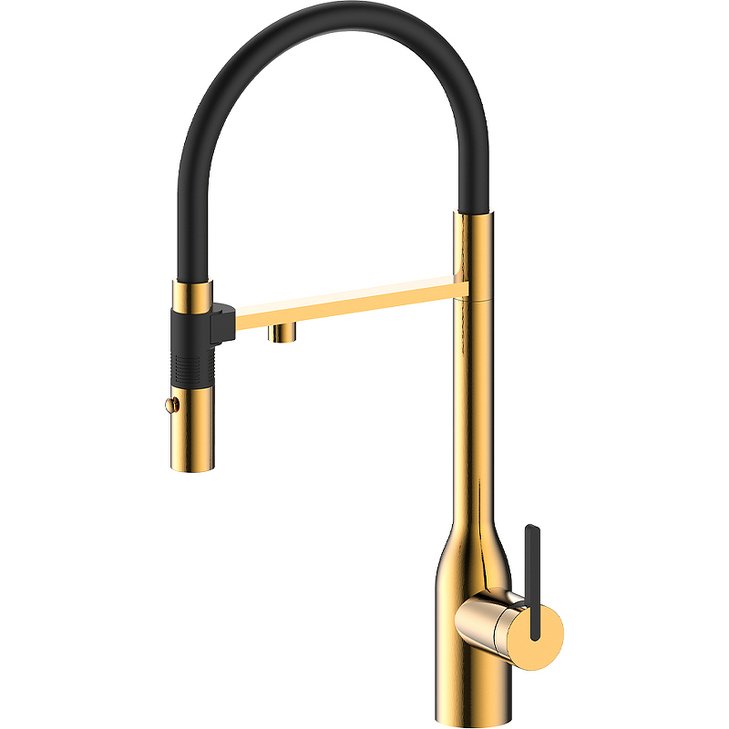 Смеситель для кухни Paulmark Magneto One Ma213188-BG (брашированное золото)