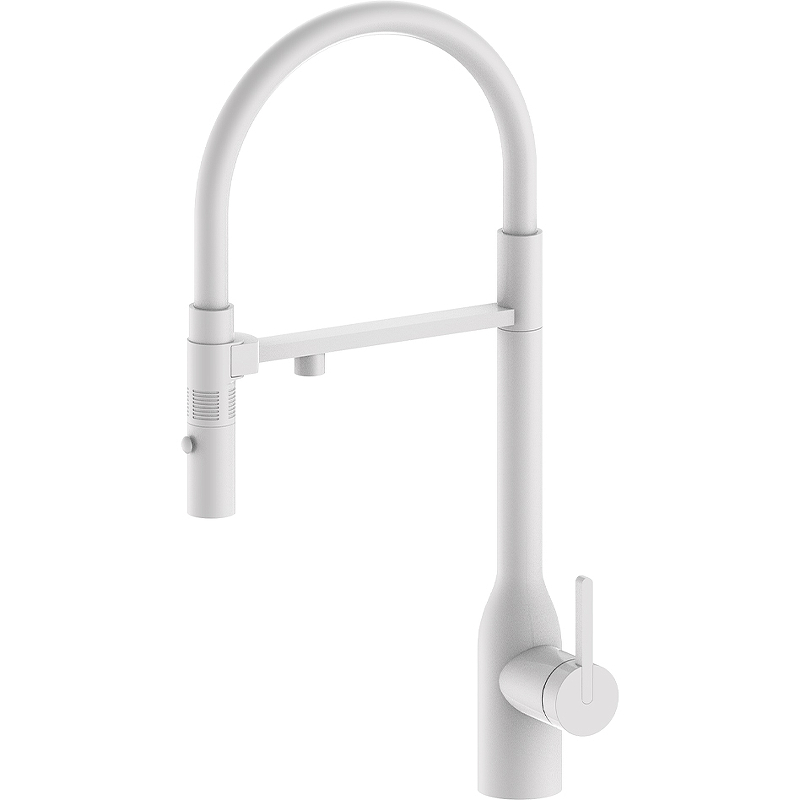 Смеситель для кухни Paulmark Magneto One Ma213188-WH (белый матовый)
