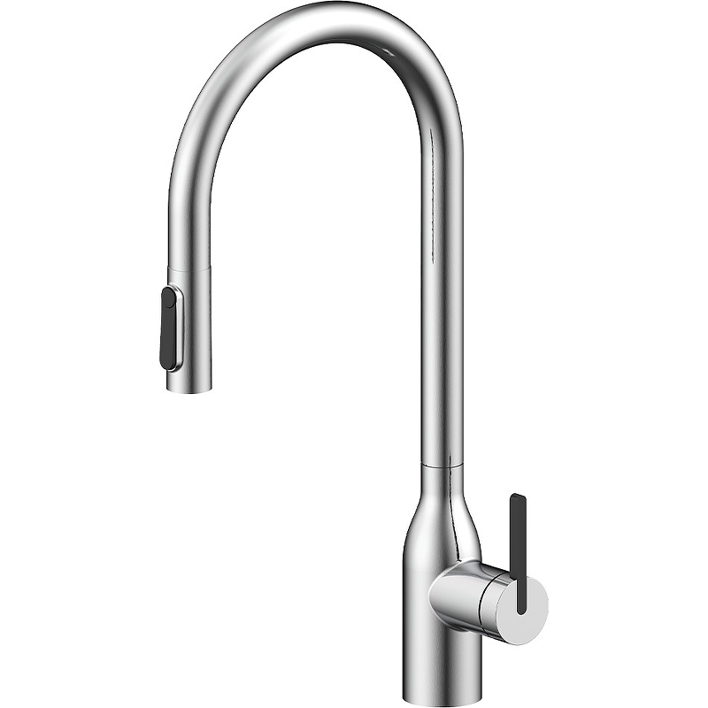 Смеситель для кухни Paulmark Universal Un213880-BS (нержавеющая сталь)