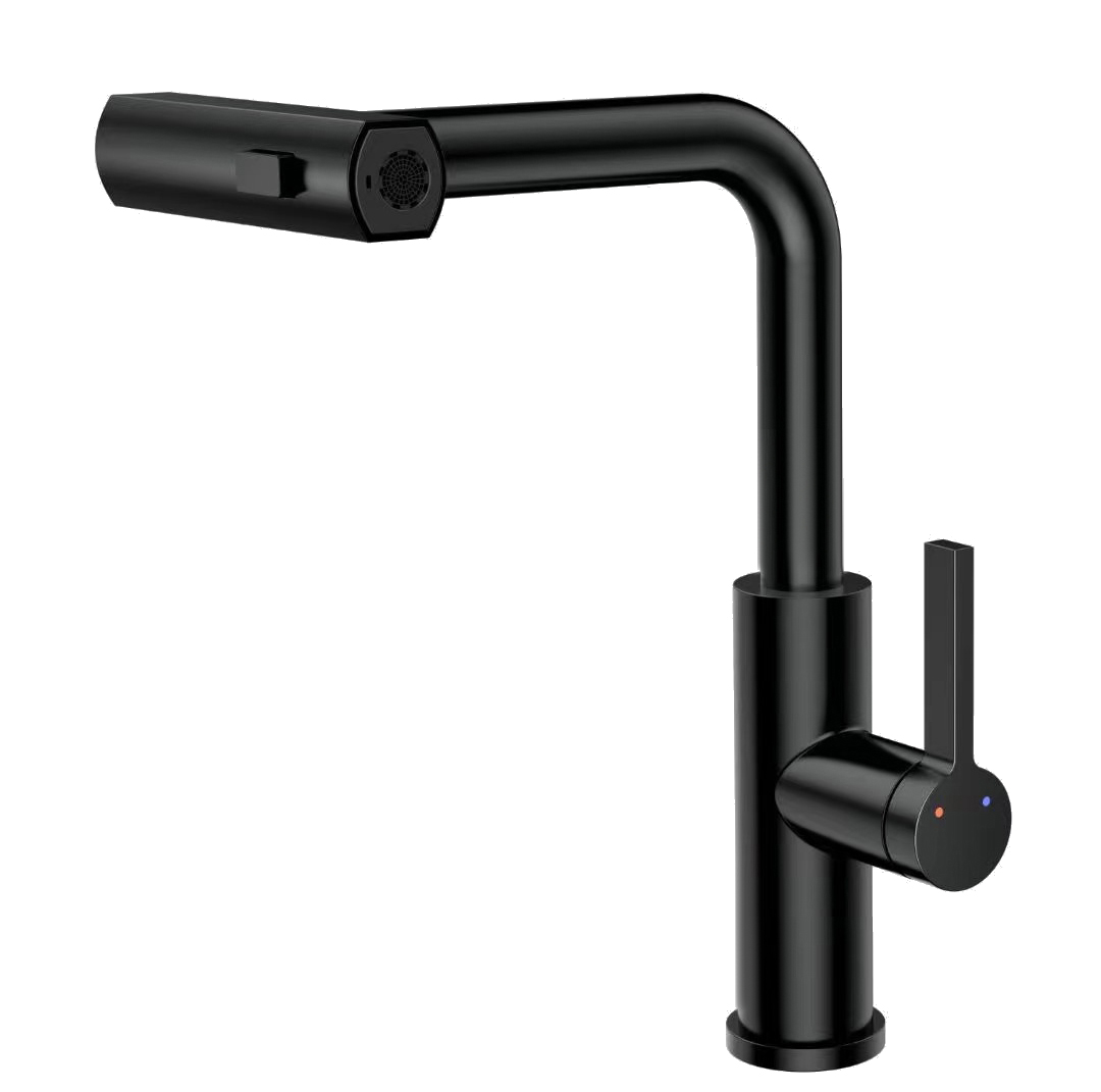 Смеситель для кухни Rush Tinos TI3732-18Black (чёрный матовый)