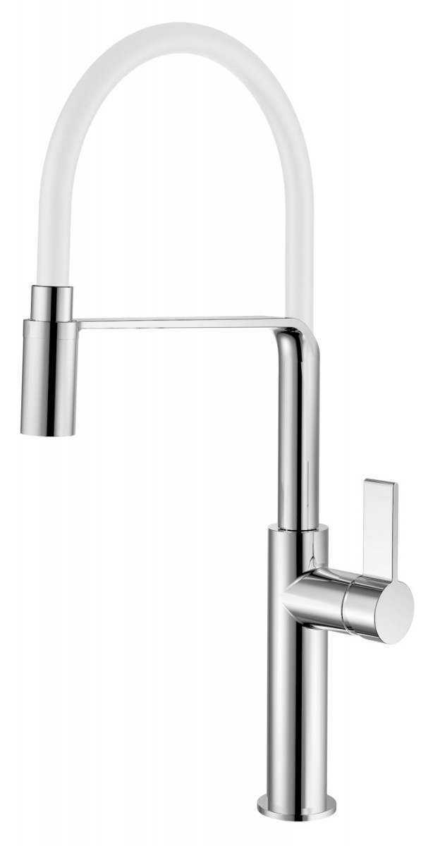 Смеситель для кухни Rush MS9035-35White (хром/белый)