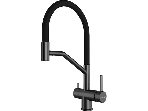 Смеситель для кухни Paulmark Rubert Ru213175-GM (вороненая сталь)