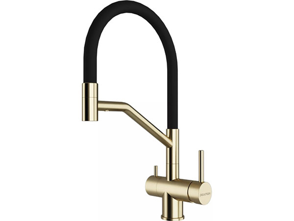 Смеситель для кухни Paulmark Rubert Ru213175-LG (светлое золото)