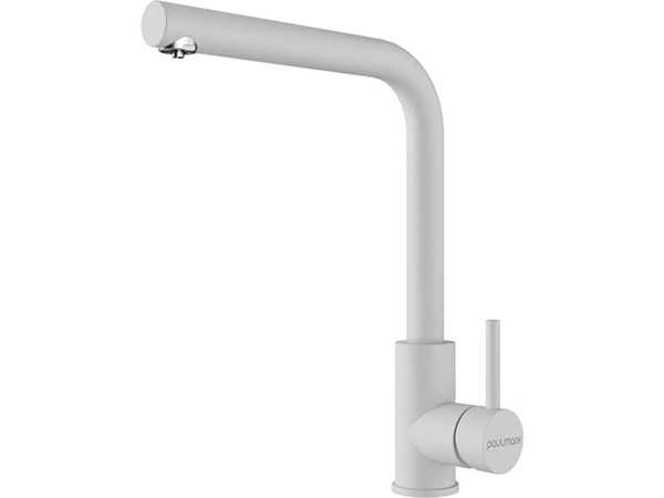 Смеситель для кухни Paulmark Twin Tw213622-WH (белый матовый)