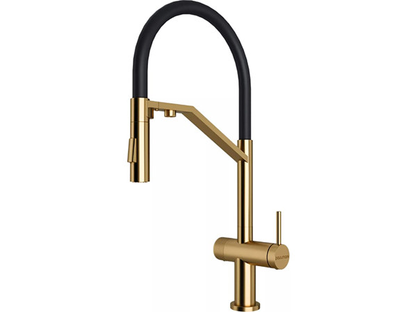 Смеситель для кухни Paulmark Zender Ze213155-BG (брашированное золото)