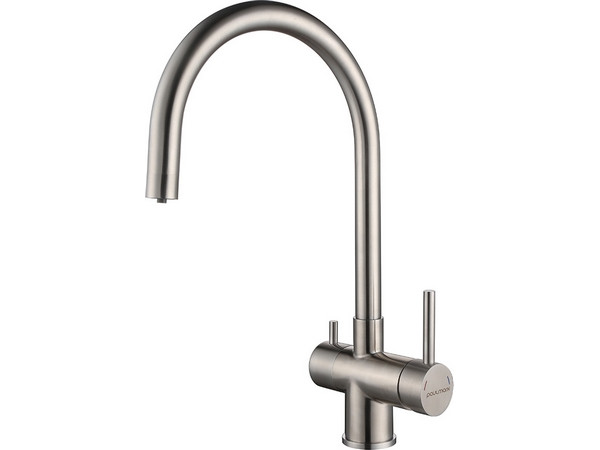 Смеситель для кухни Paulmark Heller He213218-BS (брашированная сталь)