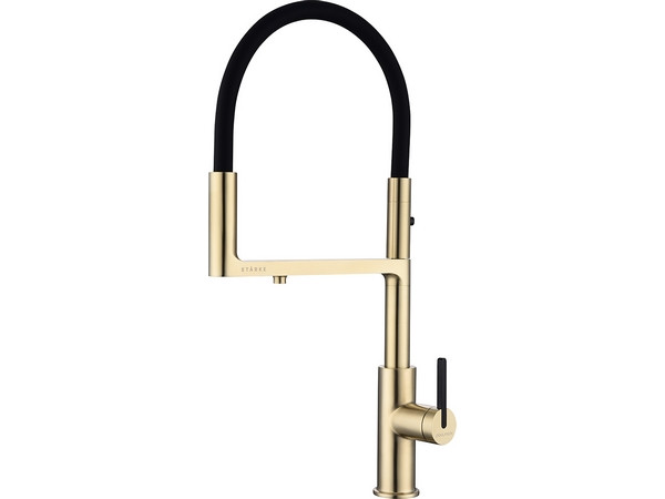 Смеситель для кухни Paulmark Tornado To213402-LG (светлое золото)