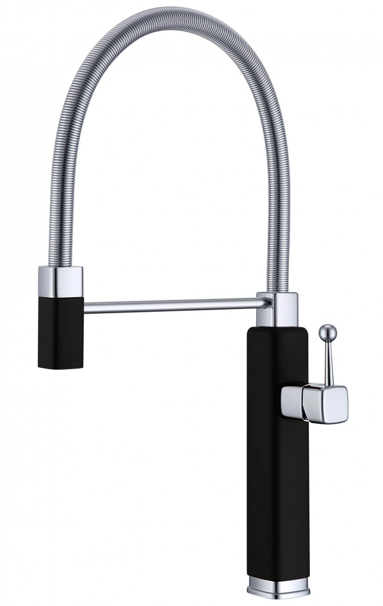 Смеситель для кухни Vincea VKF-101MB (чёрный)