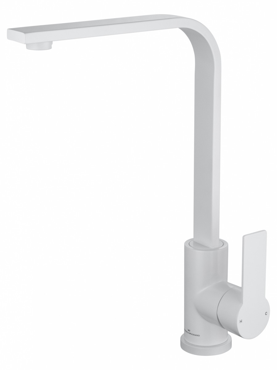 Смеситель для кухни Wonzon & Woghand WW-AE4550-MW (белый матовый)