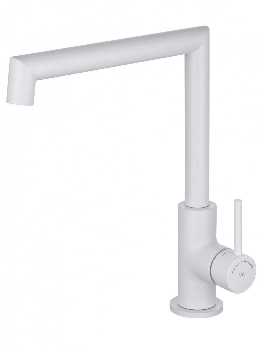 Смеситель для кухни Wonzon & Woghand WW-L1005-MW (белый матовый)