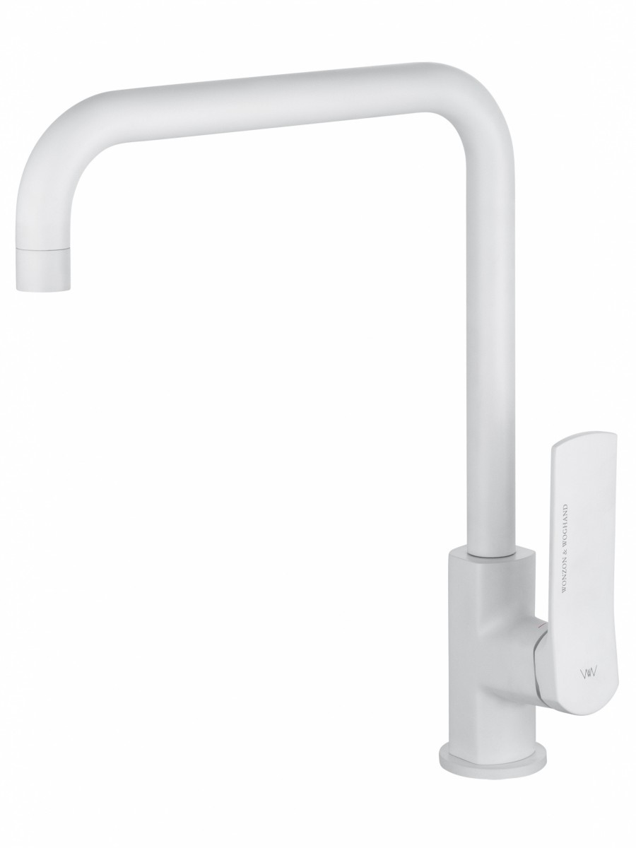 Смеситель для кухни Wonzon & Woghand WW-L1006-MW (белый матовый)