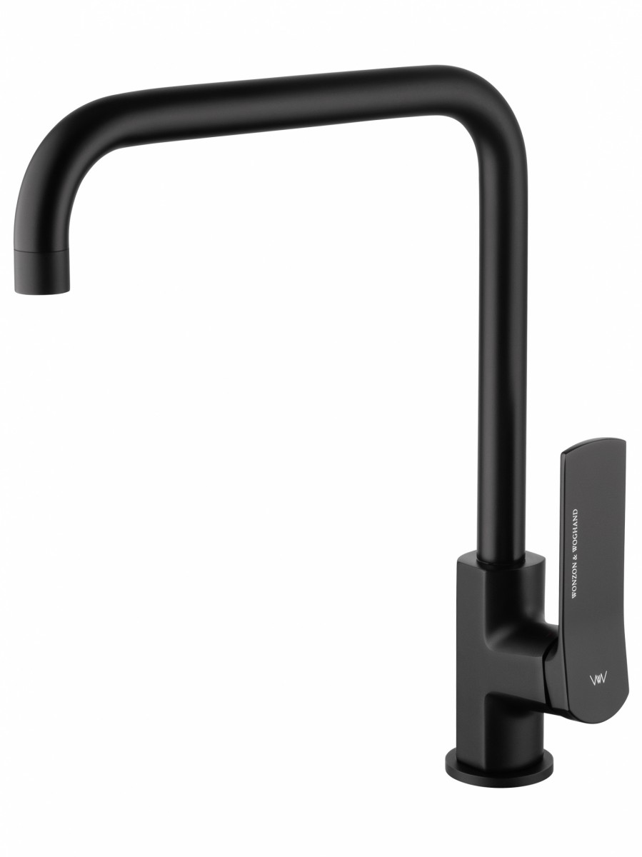 Смеситель для кухни Wonzon & Woghand WW-L1006-MB (чёрный матовый)