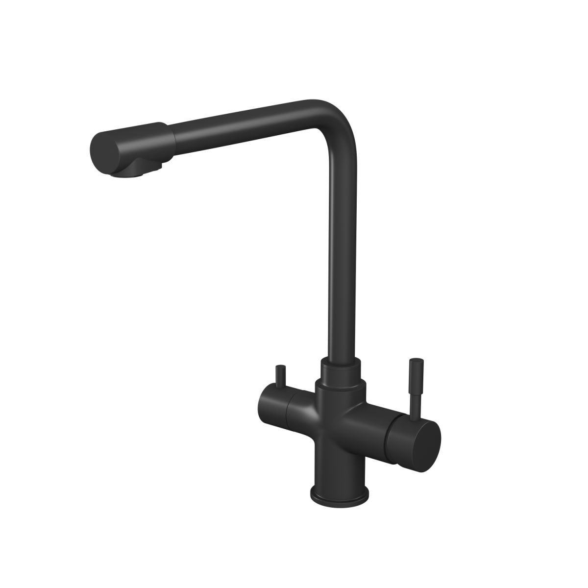 Смеситель для кухни Rush MS9035-33Black (чёрный матовый)
