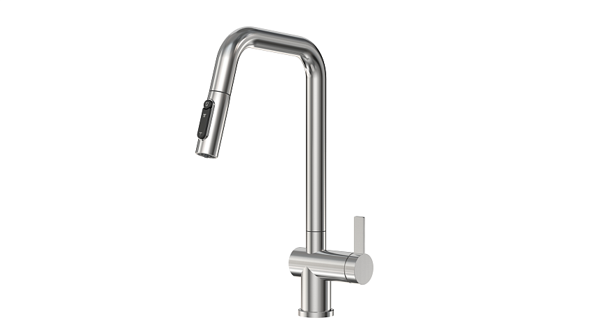 Смеситель для кухни Granula PF7273-D1,Inox (сталь/сатин)