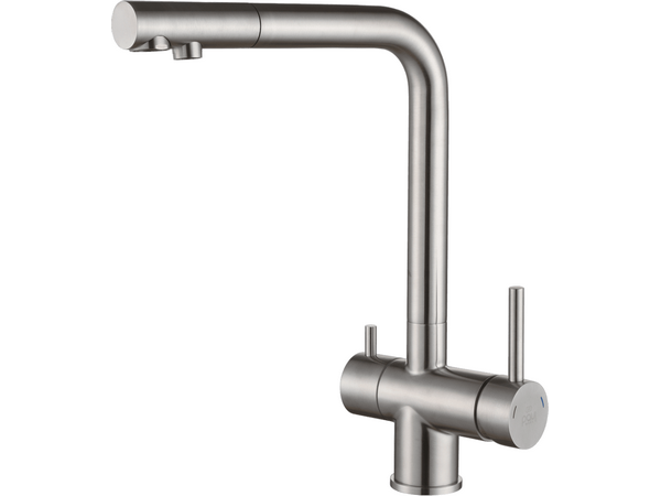 Смеситель для кухни Paulmark Skalen Sk213020-BS (брашированная сталь)