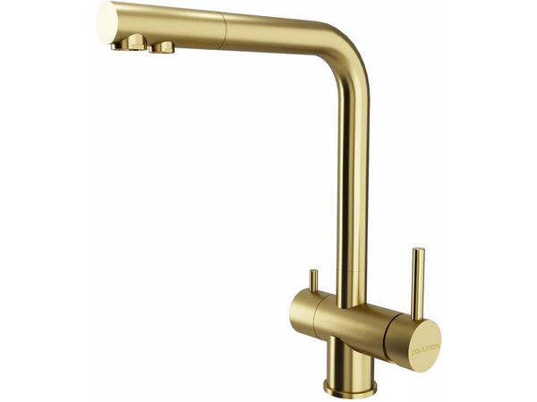 Смеситель для кухни Paulmark Skalen Sk213020-LG (светлое золото)