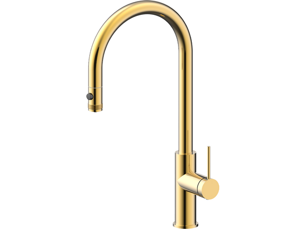 Смеситель для кухни Paulmark Galant Ga213077-LG (светлое золото)