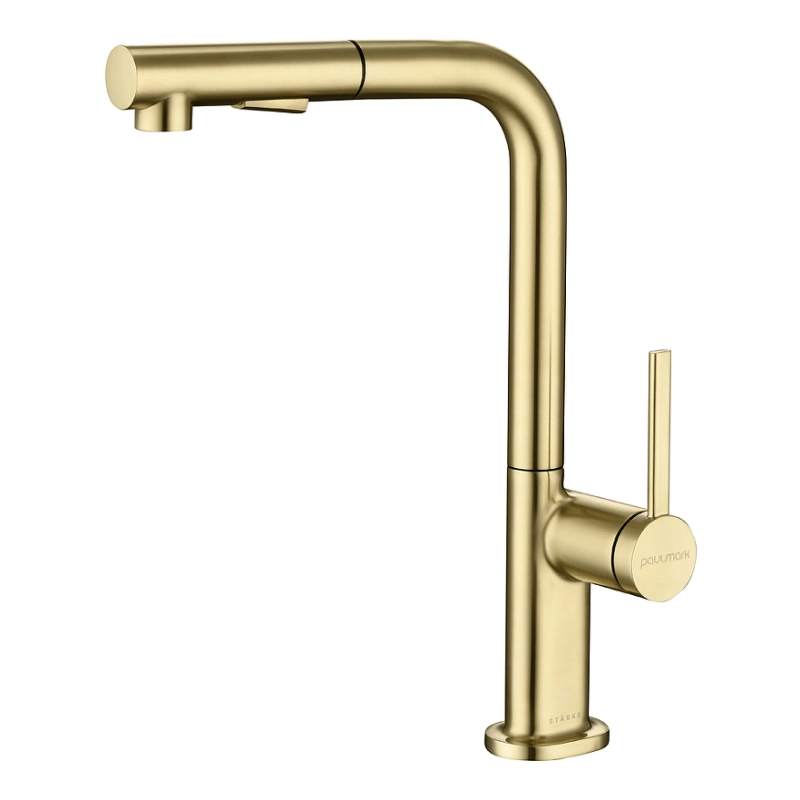Смеситель для кухни Paulmark Neo Ne214419-LG (светлое золото)