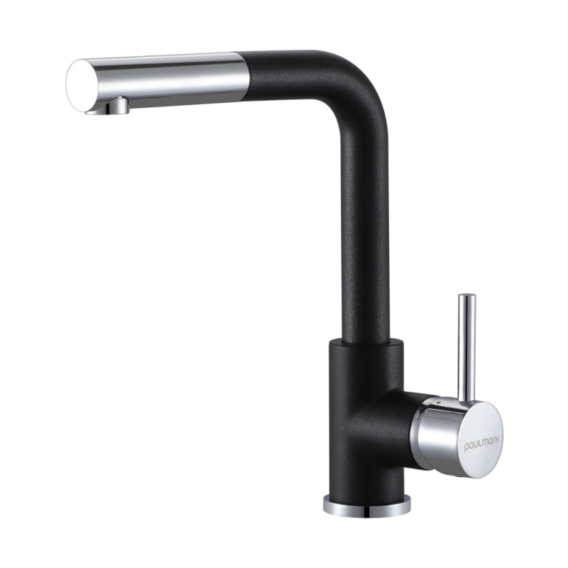 Смеситель для кухни Paulmark Kassel Ka214311-BLM (чёрный матовый)
