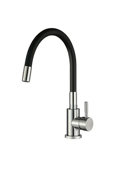 Смеситель для кухни Cerutti SPA ATENA H-B CT12141 (хром/чёрный матовый)