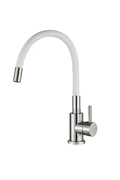 Смеситель для кухни Cerutti SPA ATENA H-W CT12142 (хром/белый матовый)