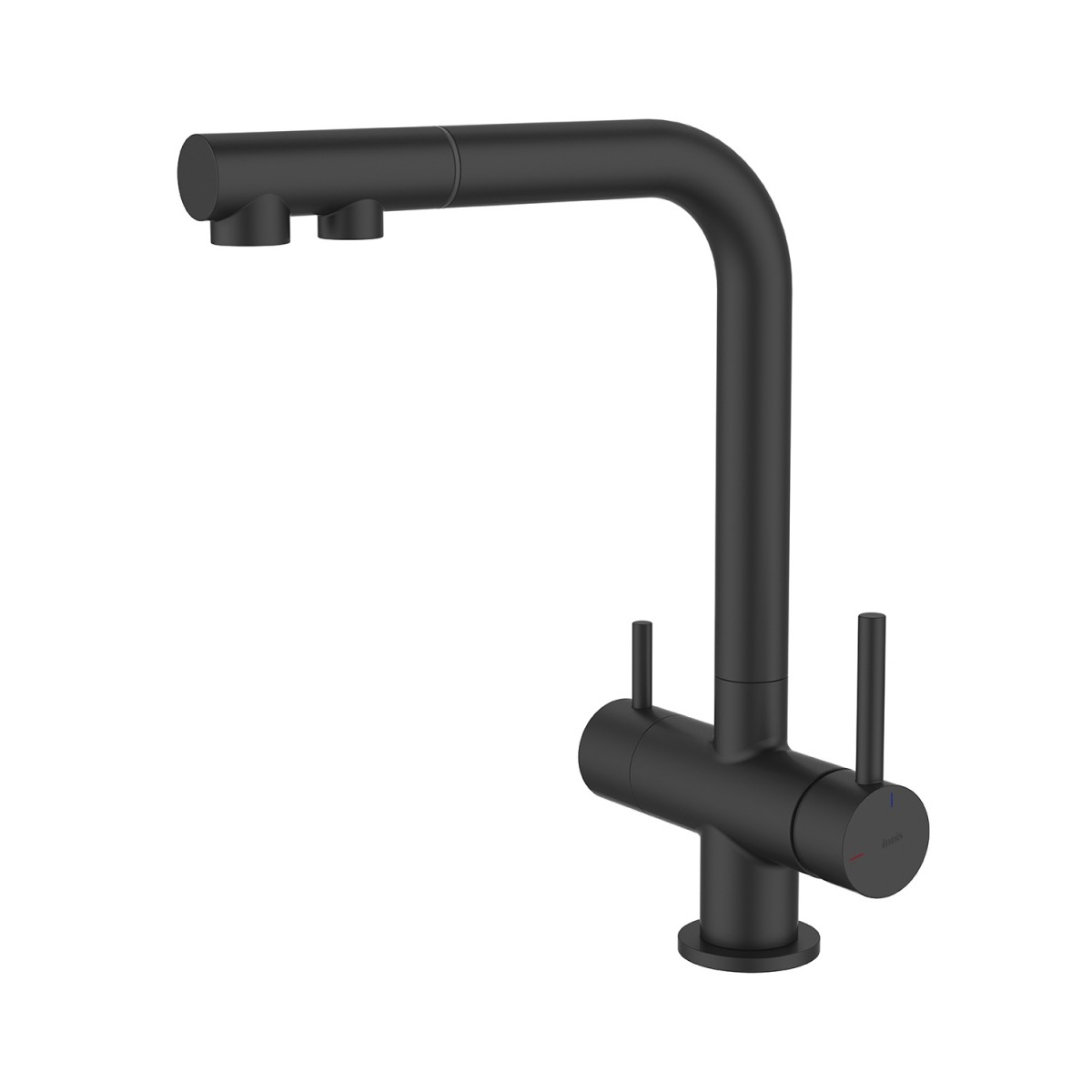 Смеситель для кухни IDDIS Umbra UMBBLPFi05 (черный матовый)