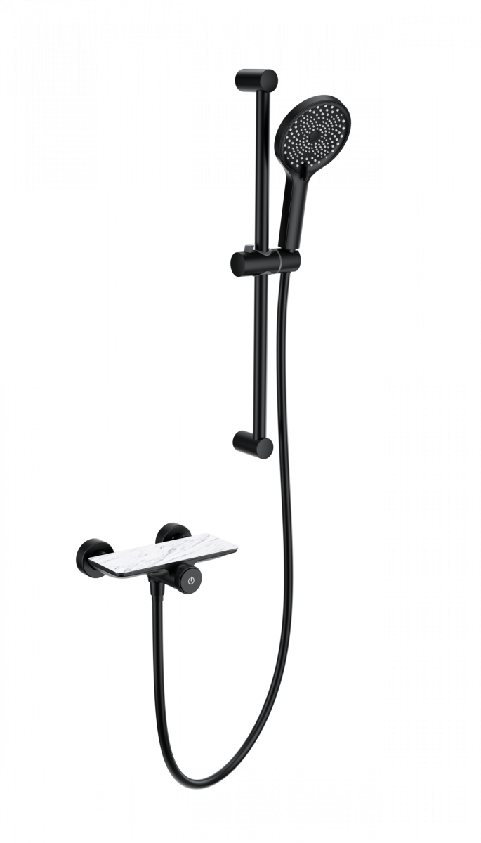 Смеситель для душа Wonzon&Woghand ClickPlate WW-B2052-A-MB (чёрное матовое)