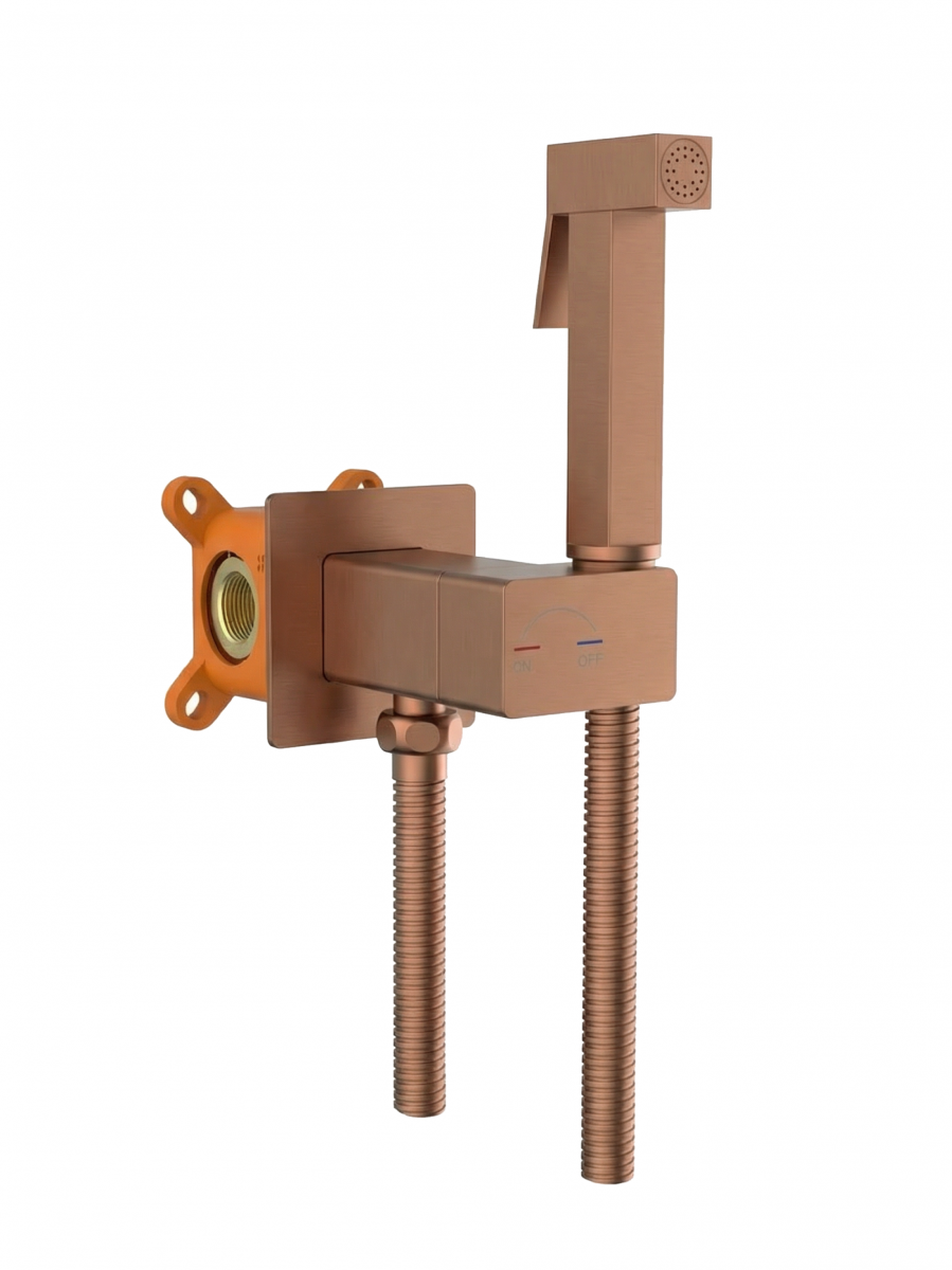 Гигиенический душ со смесителем Altrobagno Universale ALTROBAGNOUniversale060151BC (медь матовая)