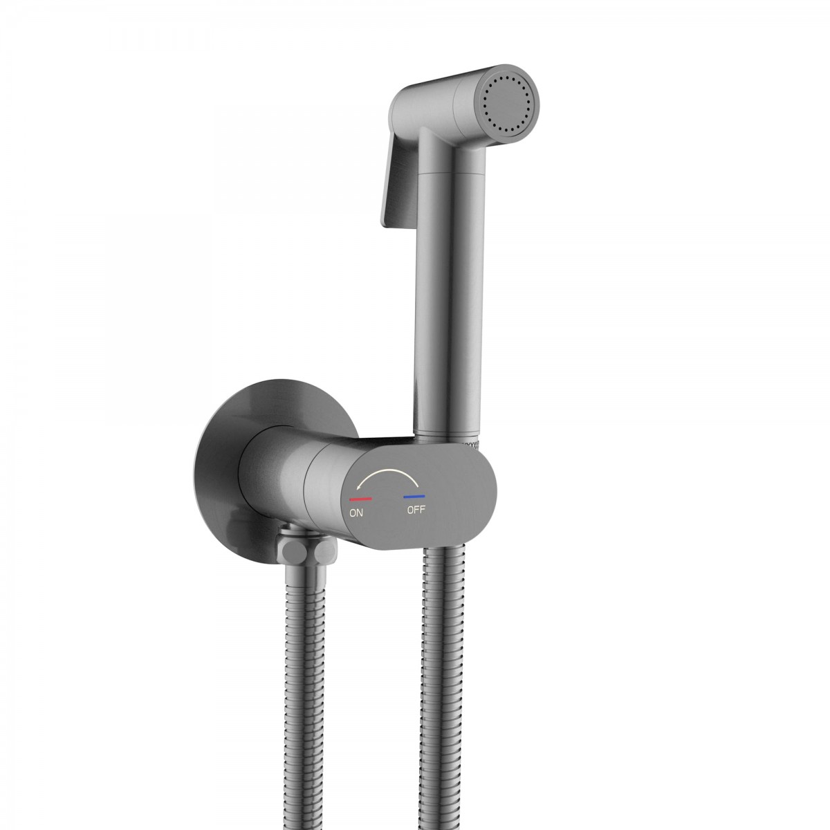 Гигиенический душ со смесителем RGW Shower Panels SP-213Gr 581408213-11 (серый матовый)