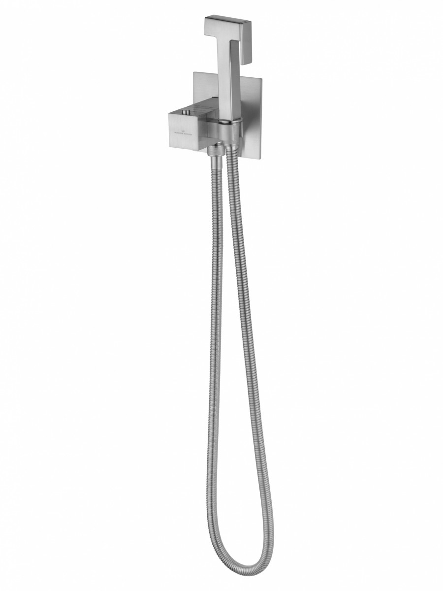 Гигиенический душ со смесителем Wonzon & Woghand WW-88829910-BN (брашированный никель) с термостатом