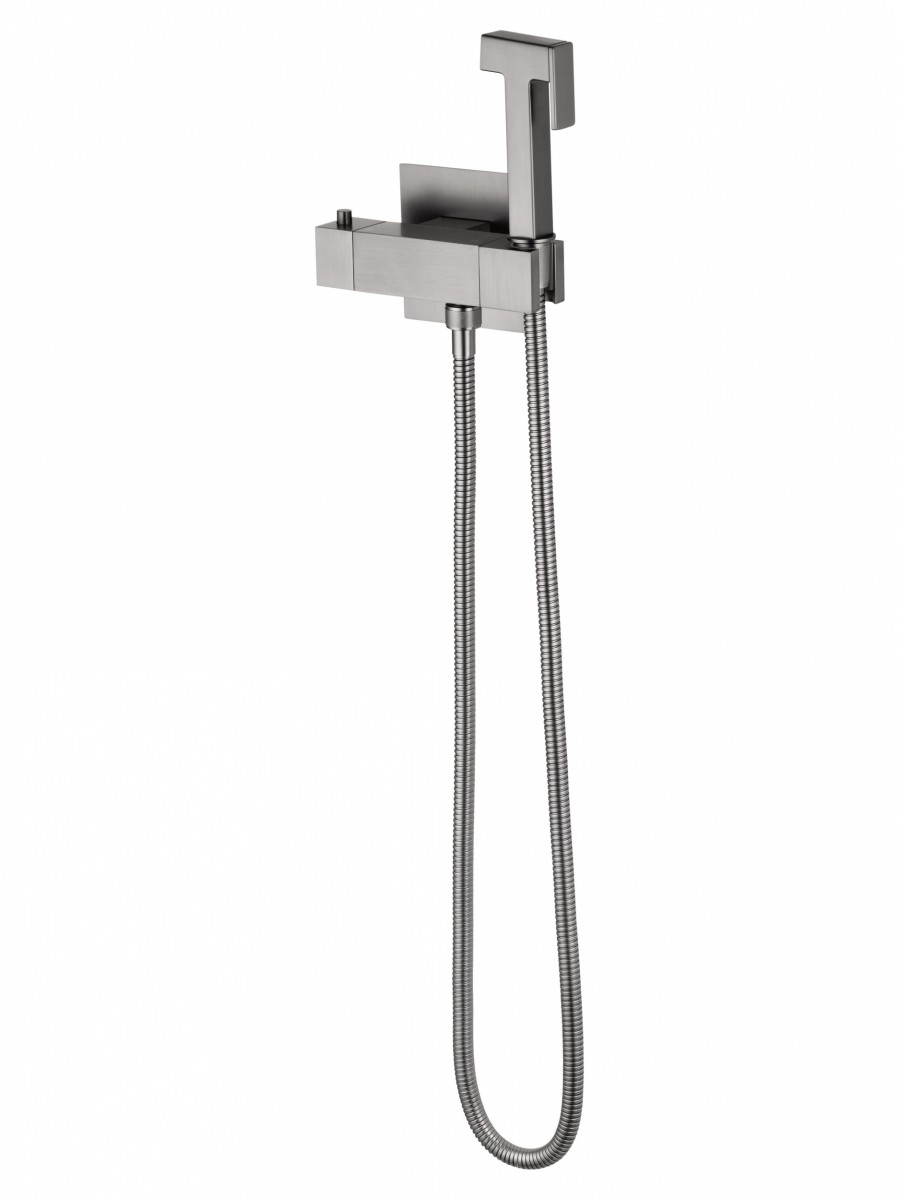 Гигиенический душ со смесителем Wonzon & Woghand WW-88819903-BGM (тёмный графит) с термостатом