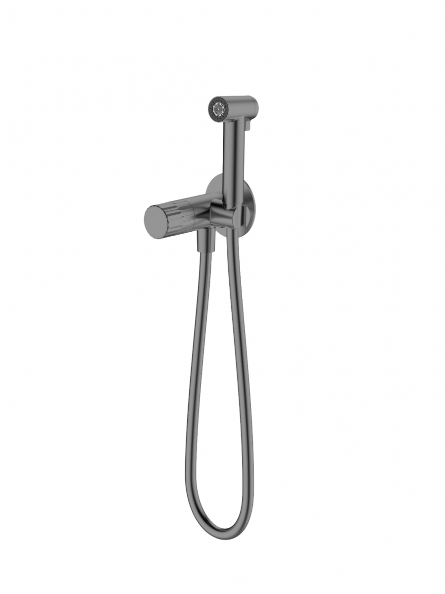 Гигиенический душ со смесителем Altrobagno Iconico ALTROBAGNOIconico060138GM (оружейная сталь)