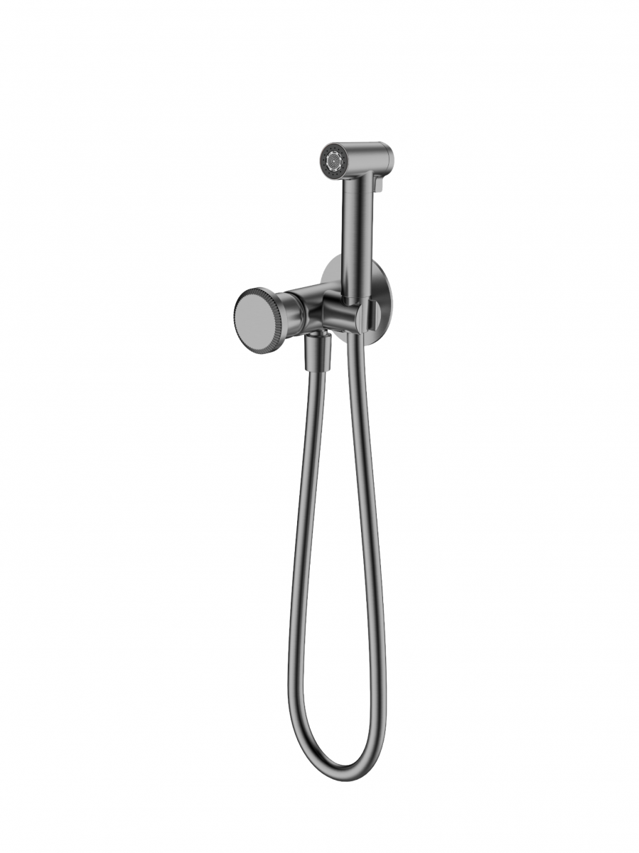 Гигиенический душ со смесителем Altrobagno Ricco ALTROBAGNORicco060132GM (оружейная сталь)