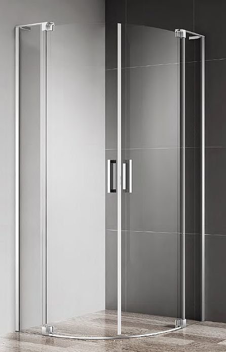Душевой уголок Cezares SLIDER-R-2-90/100-C-Cr 900*900 мм (хром/прозрачное)