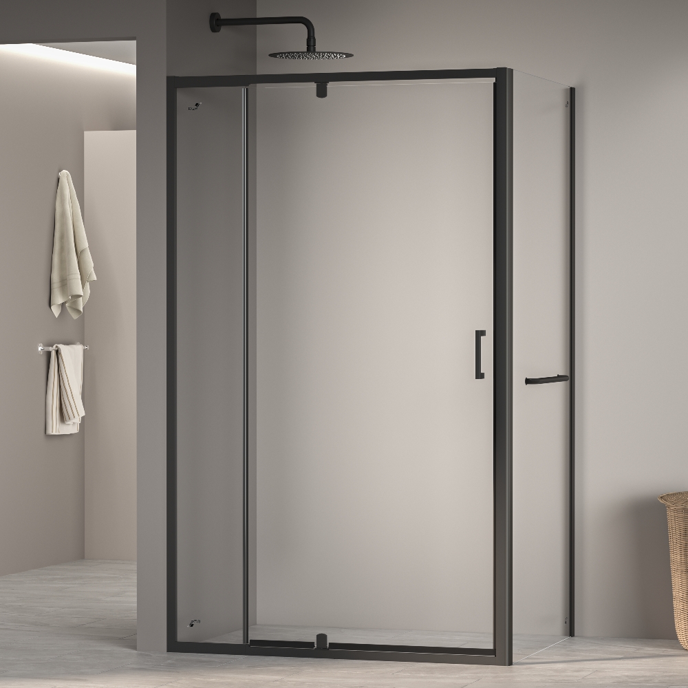 Душевой уголок RGW Passage PA-078-1B 1000*800 мм (чёрный/прозрачный)
