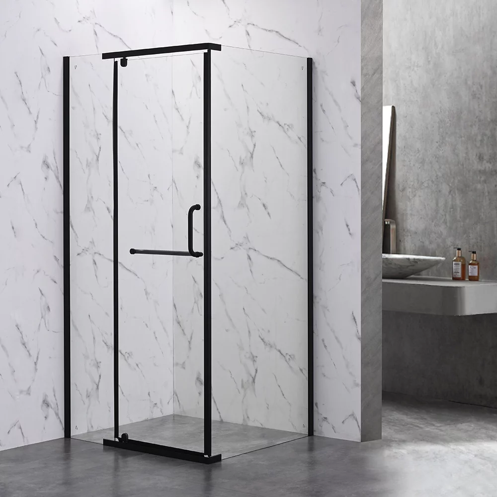 Душевой уголок Veconi RV-14B RV18B-12090-01-C5 1200*900 мм (чёрный матовый/прозрачное)