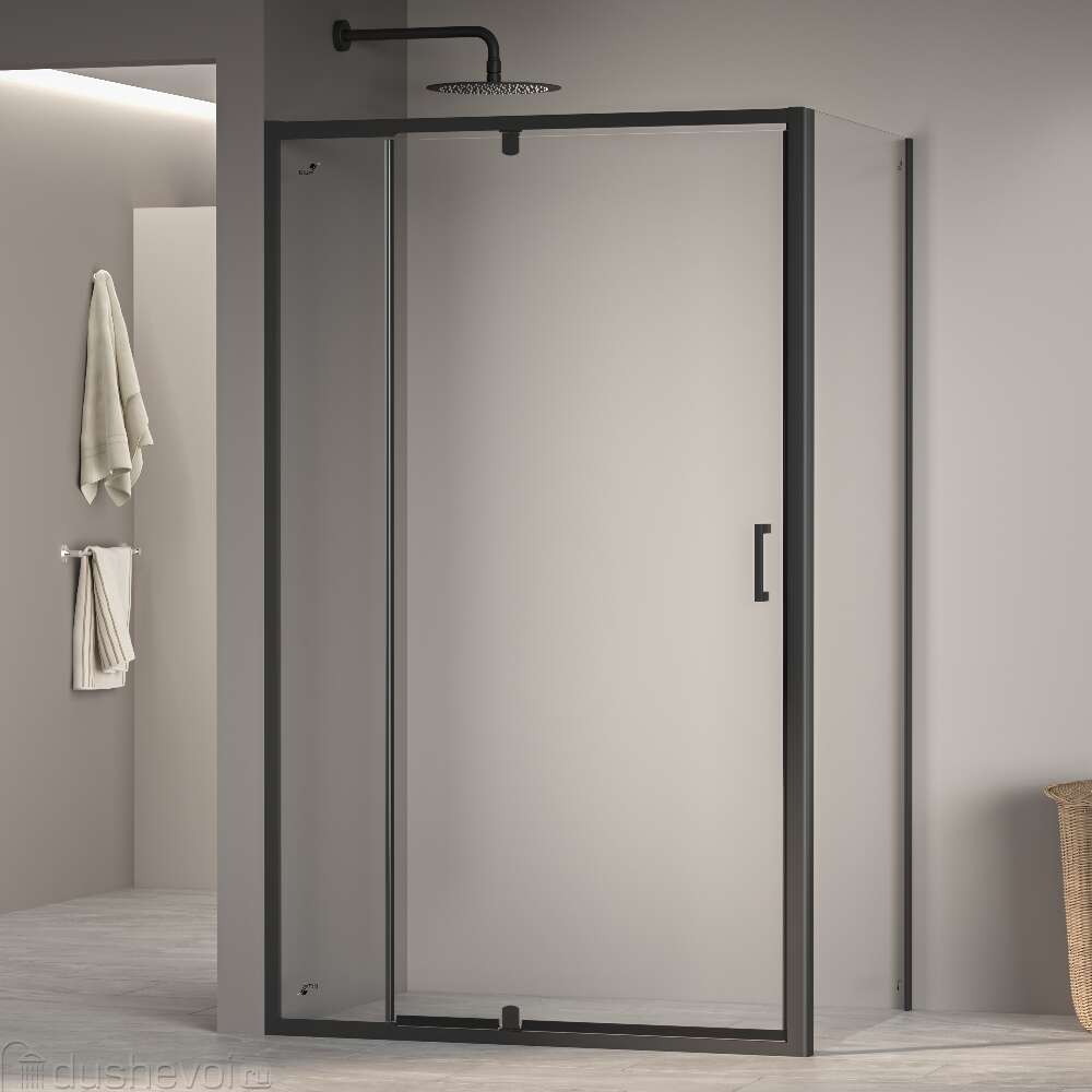 Душевой уголок RGW Passage PA-078B 900*700 мм (чёрный/прозрачный)