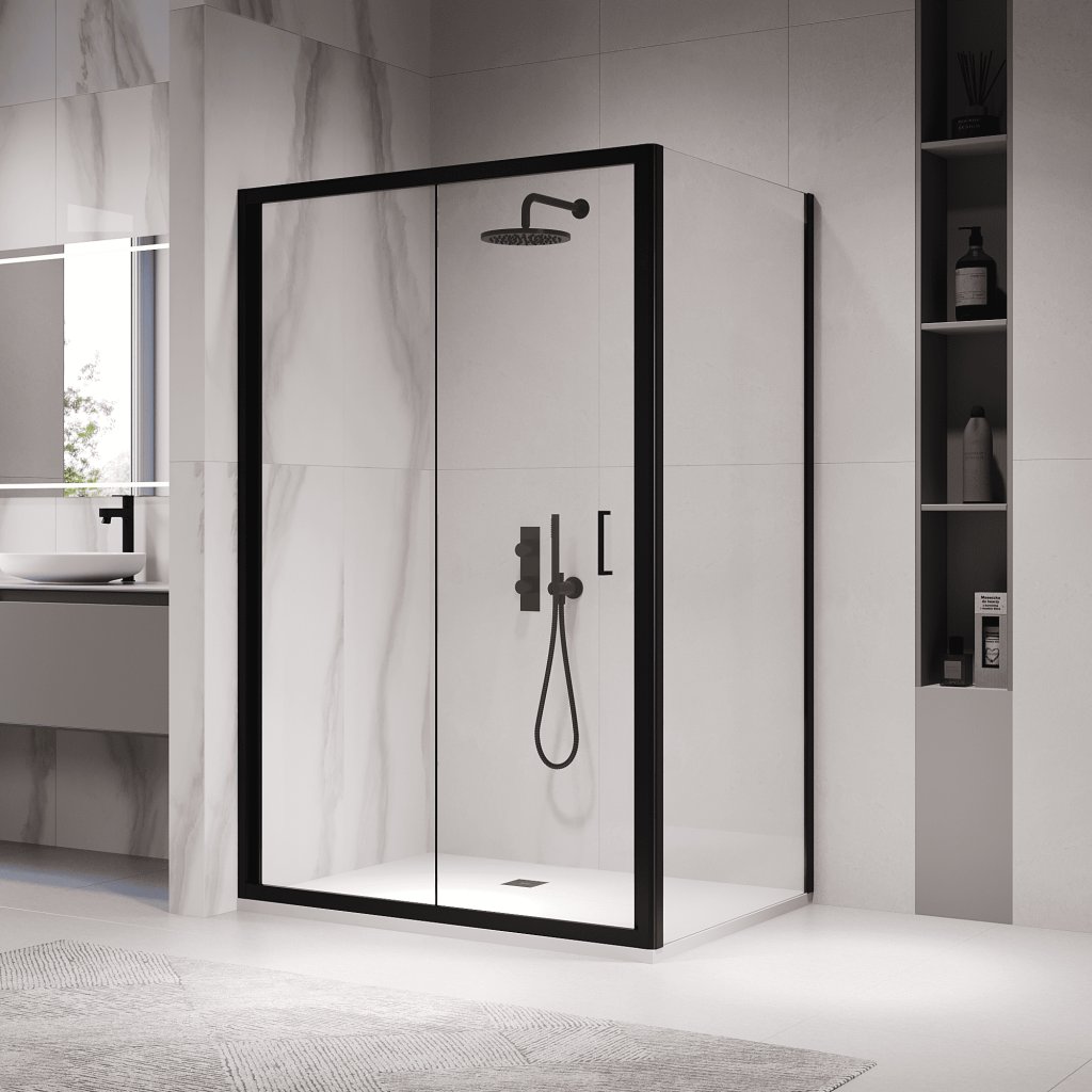 Душевой уголок RGW Passage PA-142B 1200*800 мм (чёрный/прозрачный)