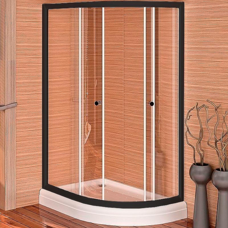 Душевой уголок Radomir Соул 1-03-6-1-0-0080 1200*800 мм (чёрный/прозрачное) L