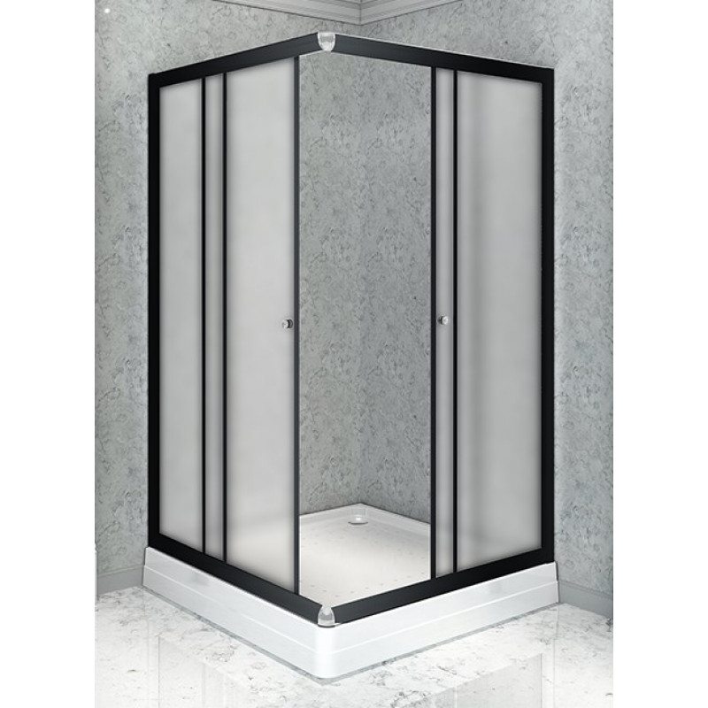 Душевой уголок Radomir Дрим 1-03-6-2-0-1221 900*1100 мм (чёрный/матовое) R