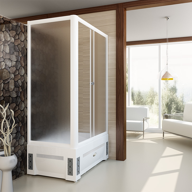 Душевой уголок Radomir Верчелли 1-03-1-2-0-0131 1190*810 мм (белый/матовое) R