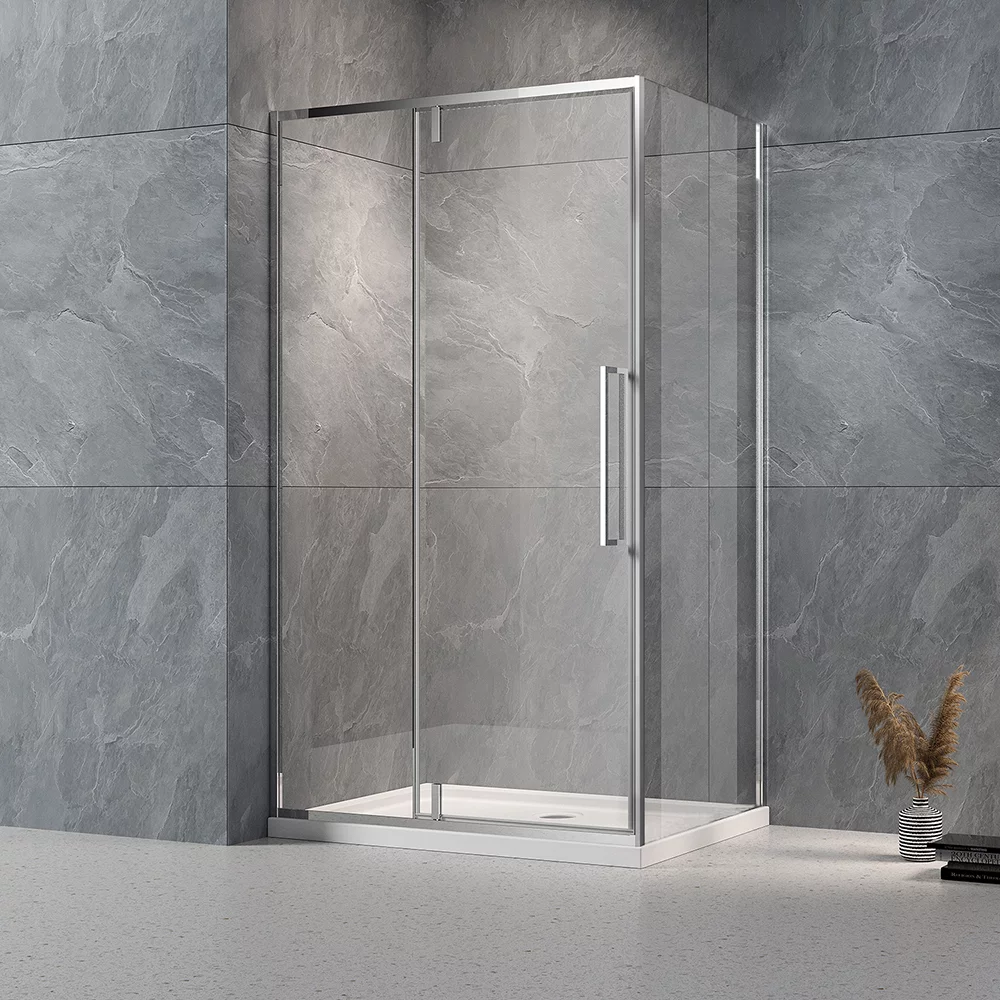 Душевой уголок Veconi RV-034 RV034-10070-01-C7 1000*700 мм (хром/прозрачное)