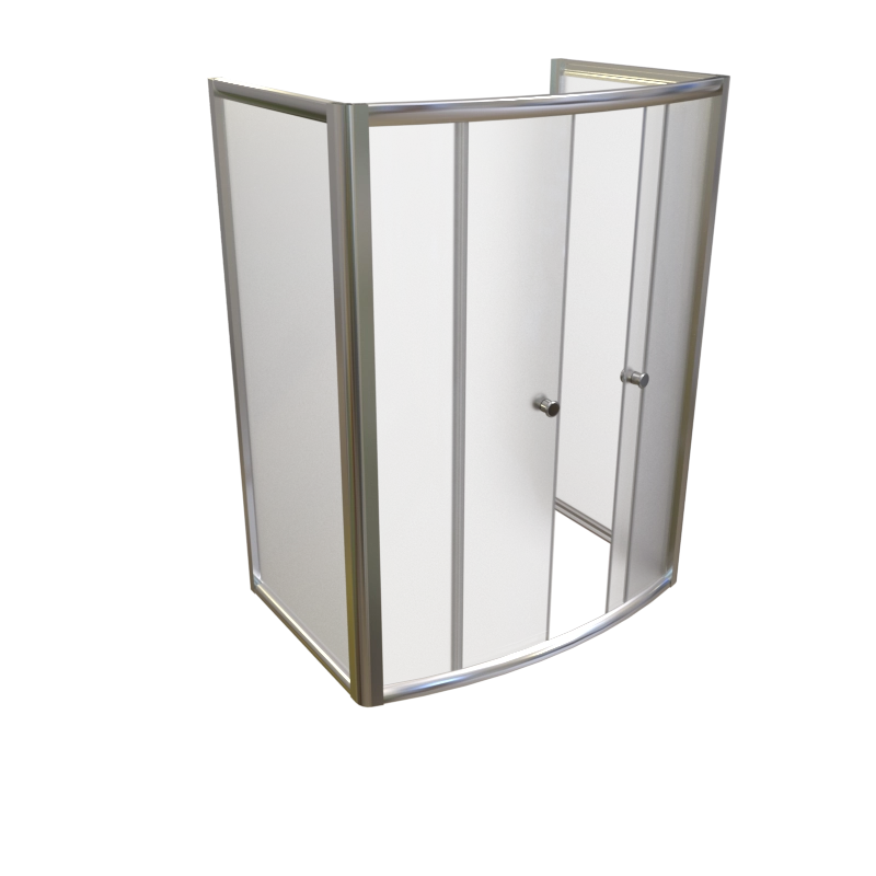 Душевой уголок Radomir Диана 1-09-2-0-0-0141 1400*950 мм (хром/матовое)