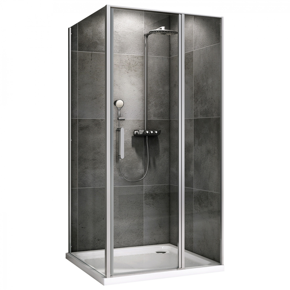 Душевой уголок Abber Sonnenstrand AG04100S-S70 1000*700 мм (хром/прозрачное)