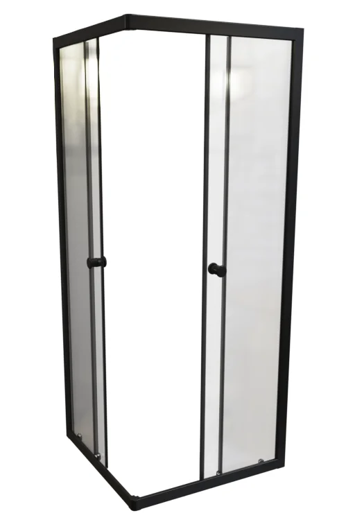 Душевой уголок Radomir Берген 1-09-6-0-0-3470 900*900 мм (чёрный/прозрачное)