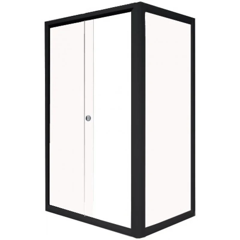 Душевой уголок Radomir Верчелли 1-09-6-0-0-0120 1210*840 мм (чёрный/прозрачное)