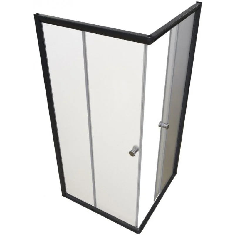 Душевой уголок Radomir Дрим 1-09-6-0-0-1200 1100*1100 мм (чёрный/прозрачное)