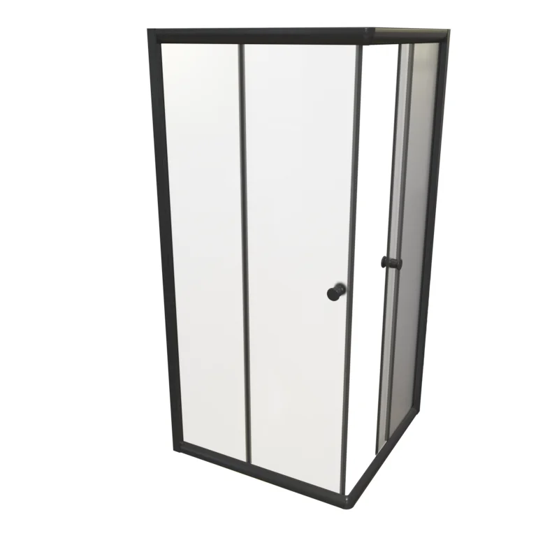 Душевой уголок Radomir Дрим 1-09-6-0-0-1211 1000*900 мм (чёрный/матовое)